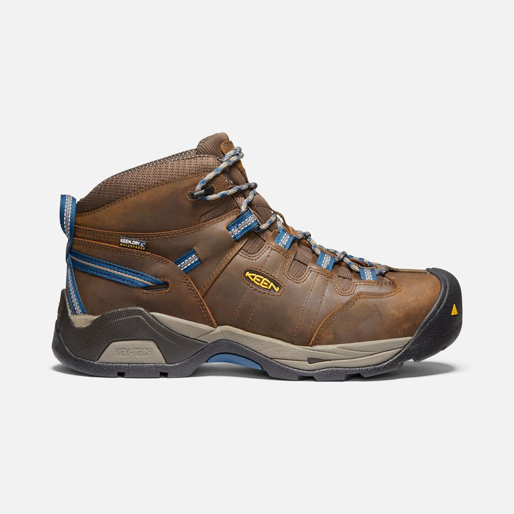 Keen Trekking Bot Erkek Kahverengi - Detroit Xt Waterproof (Steel Toe) - Türkiye JWFO05367